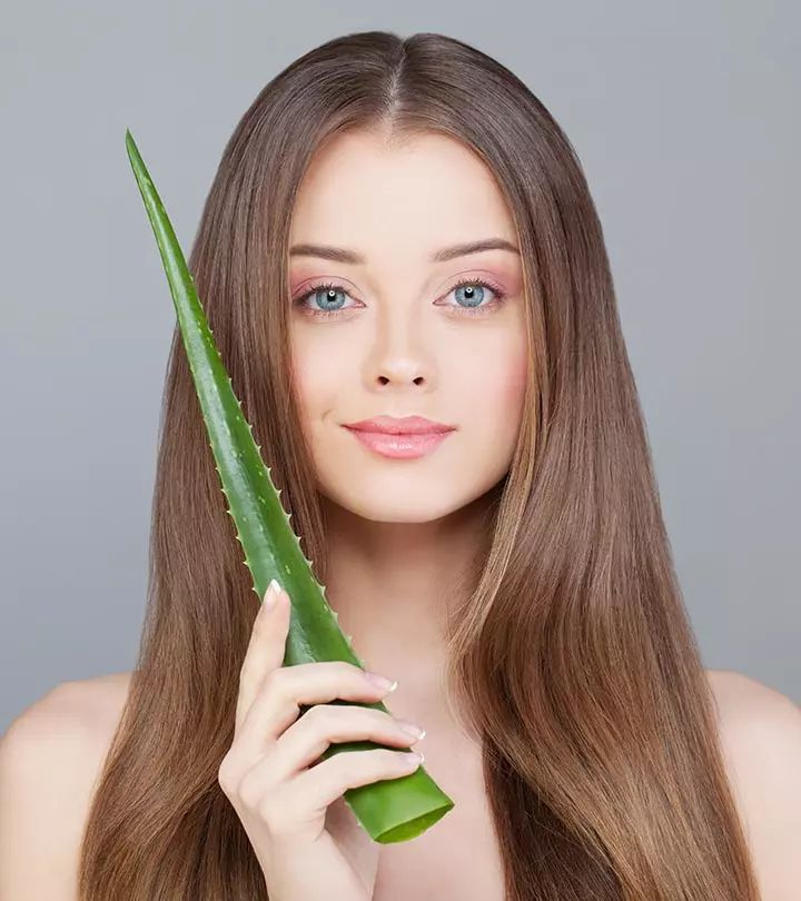 Yıpranmış Saçlar için aloevera